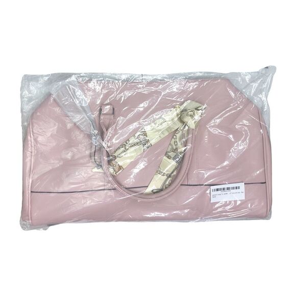 Ms. Lovely Weekender Carry-On Duffle Bag with Satin Tie - 22” x 10” x 11.5” - Picture 6 of 7